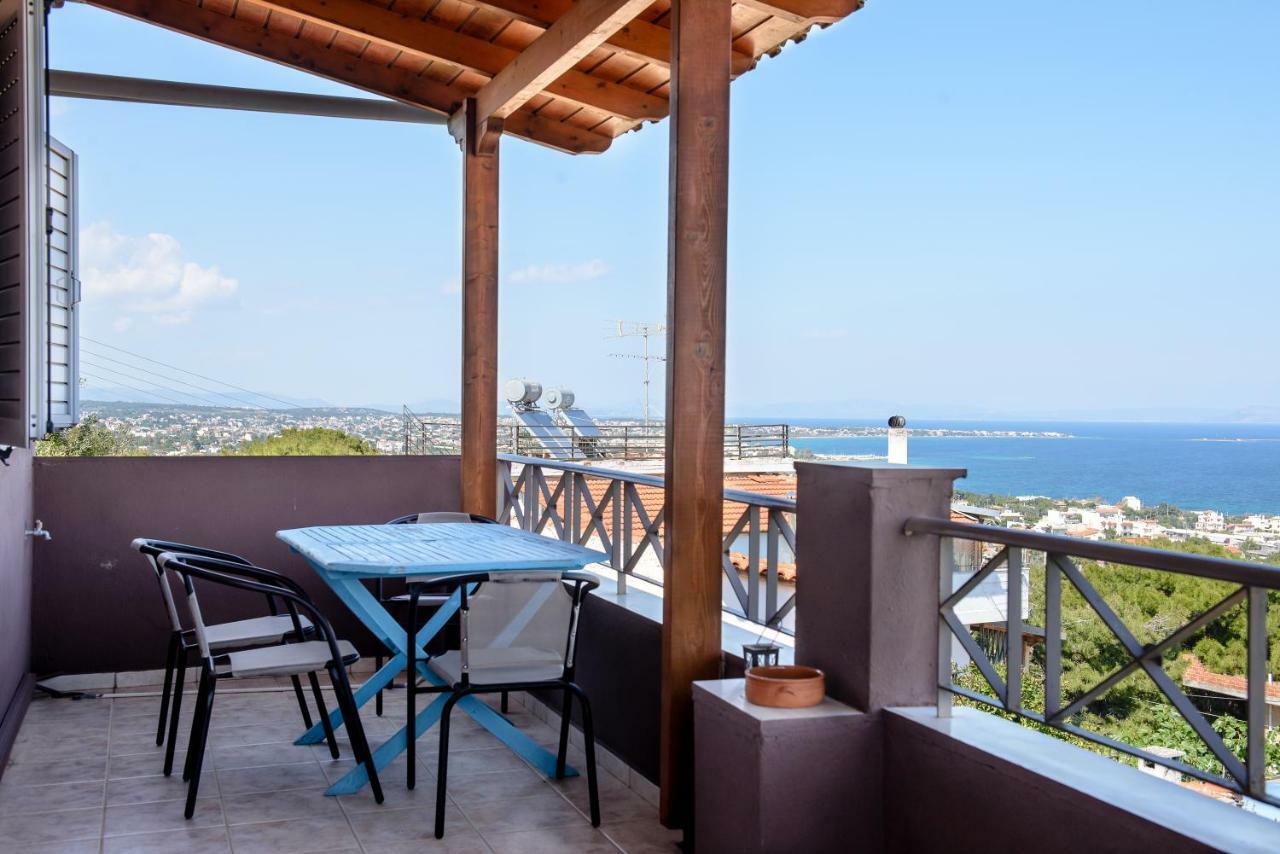 Peris Panoramic Villa Near Athens Airport Paralia  Bagian luar foto