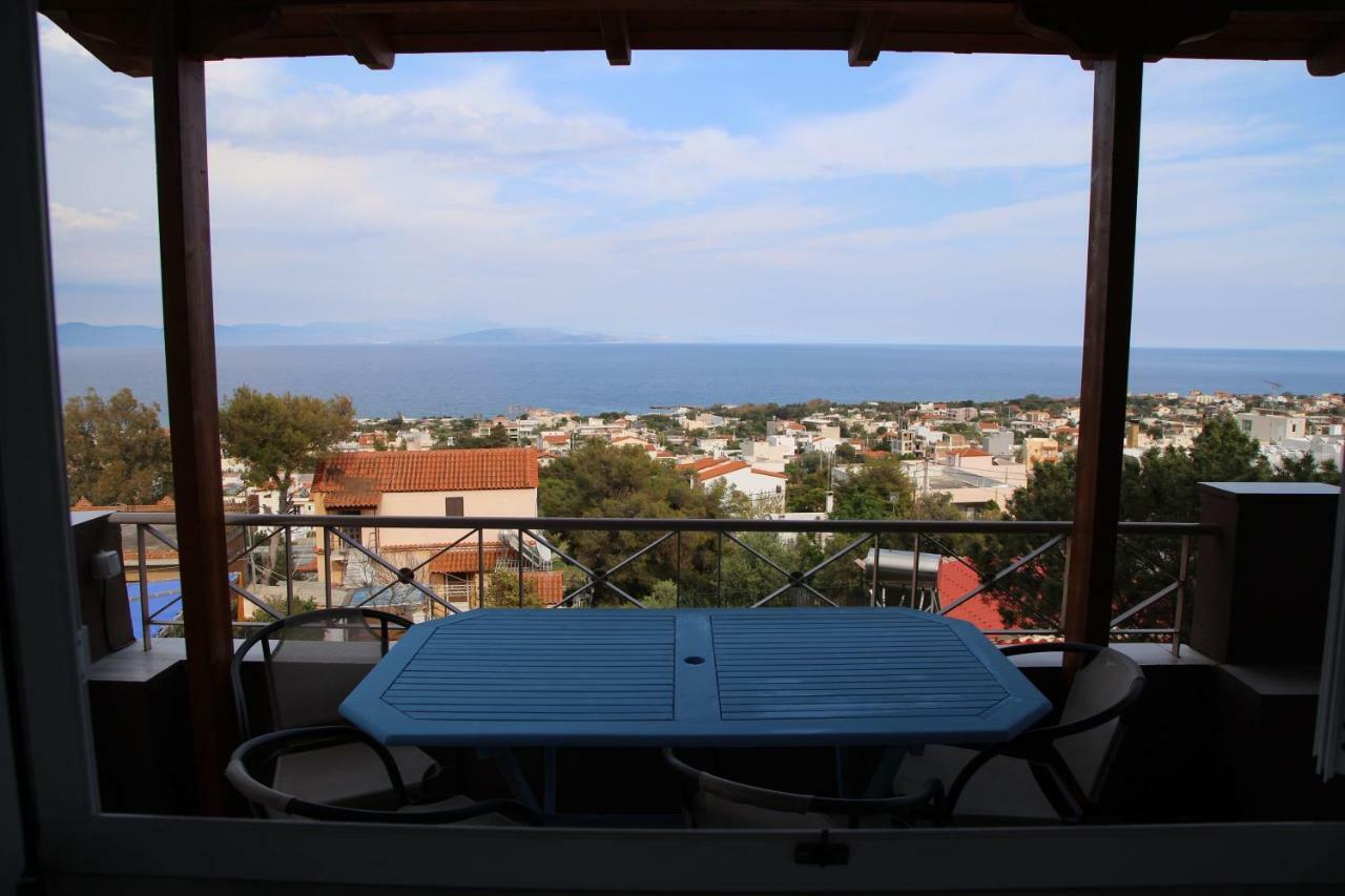 Peris Panoramic Villa Near Athens Airport Paralia  Bagian luar foto